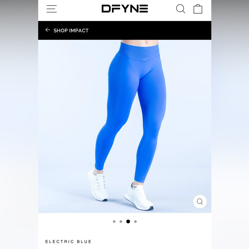 Electric Blue Impact Leggings